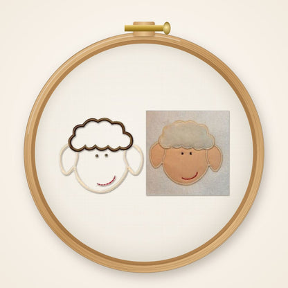 Stickdatei Applikation Schaf Nr. 169