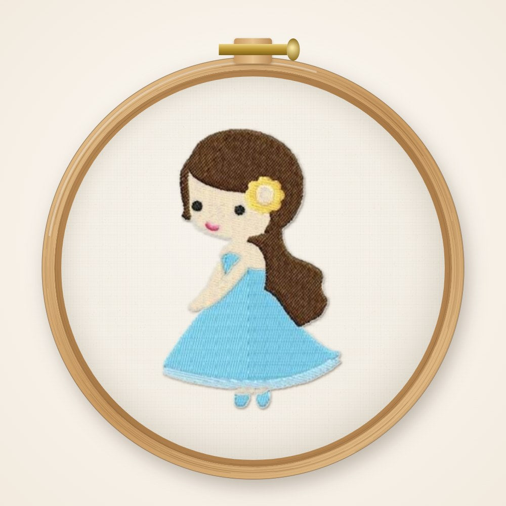 Stickdatei Prinzessin Nr. 112
