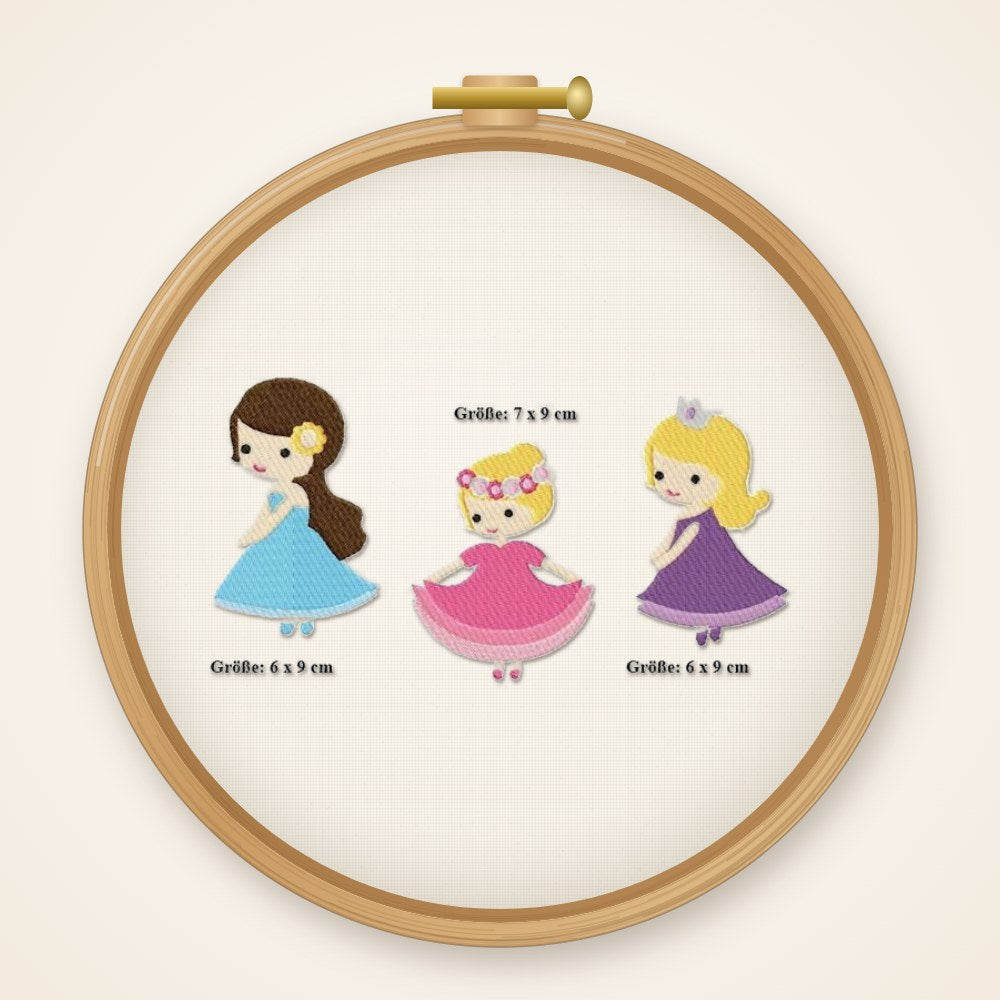 Stickdateiserie Prinzessin