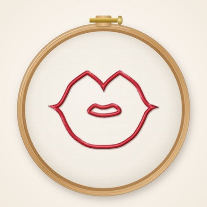 Stickdatei Lippen Nr. 235