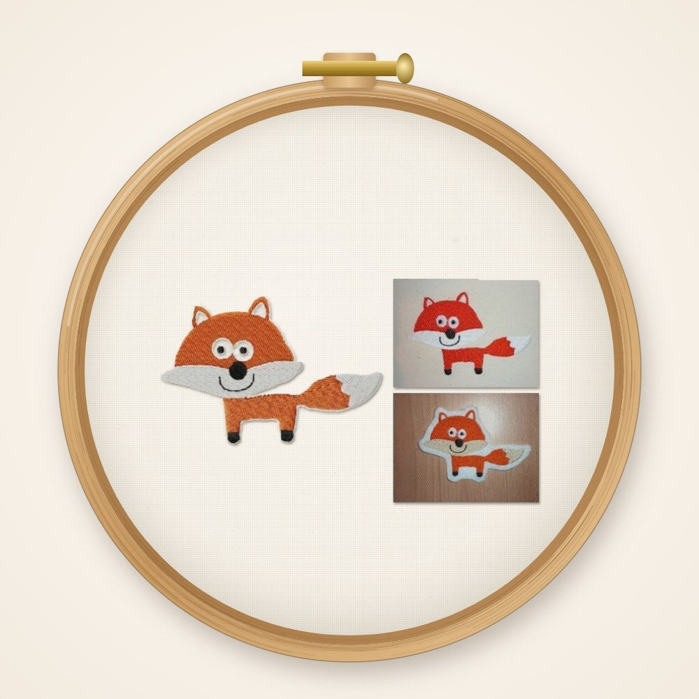 Stickdatei Fuchs Nr. 22 Fox Tier Waldtier Schlauer Fuchs Füllstichdatei