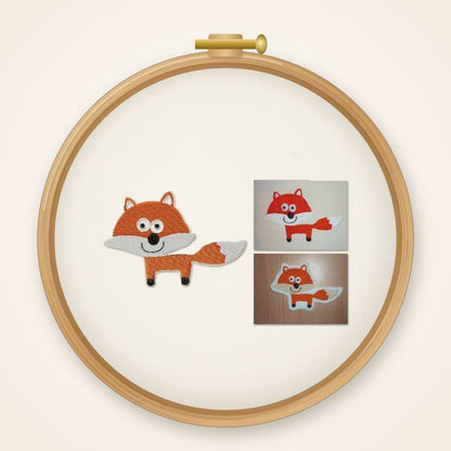 Stickdatei Fuchs Nr. 22 Fox Tier Waldtier Schlauer Fuchs Füllstichdatei