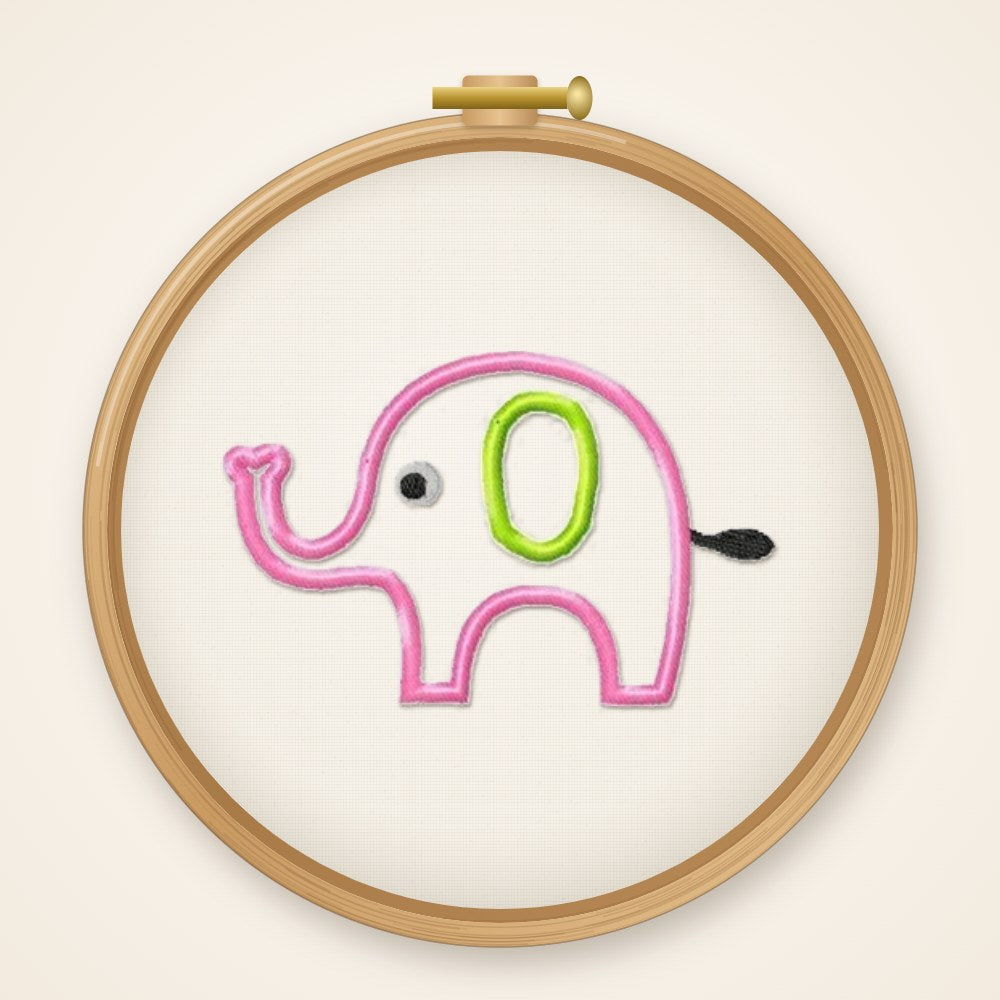 Stickdatei Elefant Nr. 418