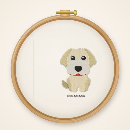 Stickdatei Labradoodle Nr. 396 Hund Füllstich
