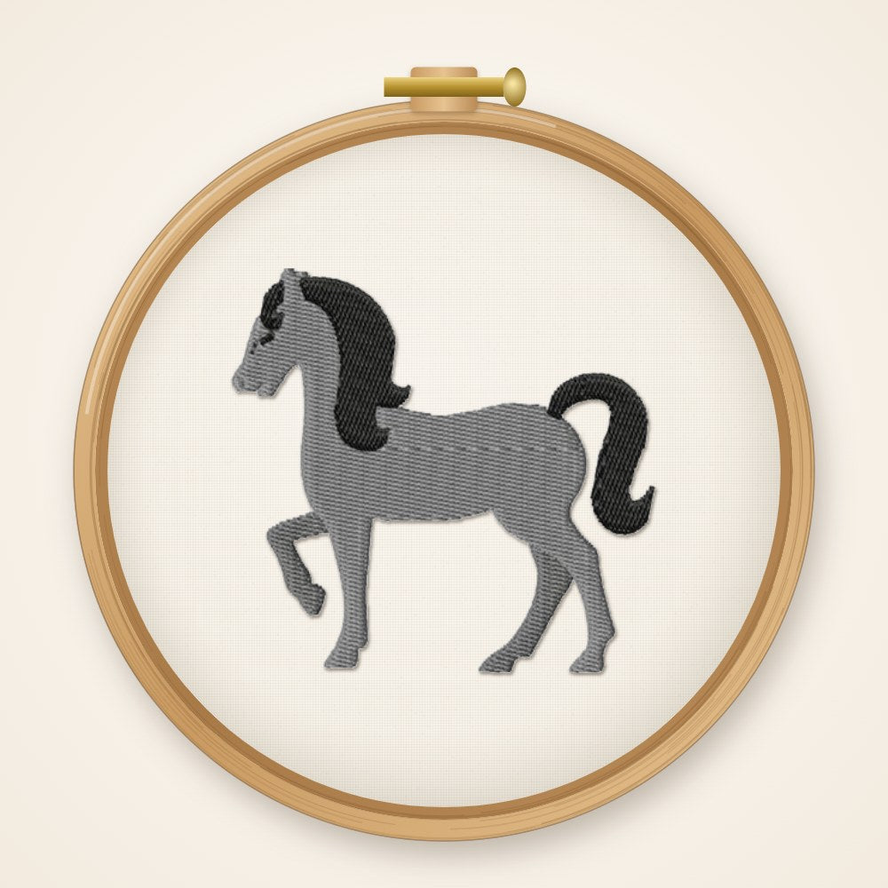 Stickdatei Pferd I Nr . 222