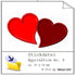 Stickdatei Applikation Doppelherz Nr. 9 Hearts Liebe Herzchen Herzen