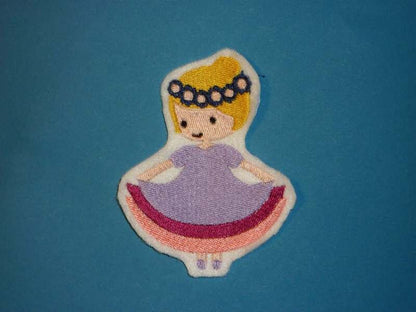 Stickdatei Prinzessin Nr. 113 Mädchen Blumenmädchen