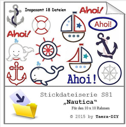 Stickdateiserie Nautica S81