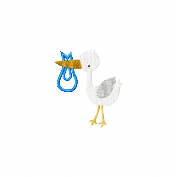 Stickdatei Storch Nr. 116