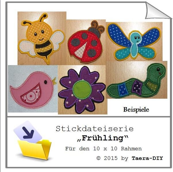 Stickdateiserie Frühling Nr. 64