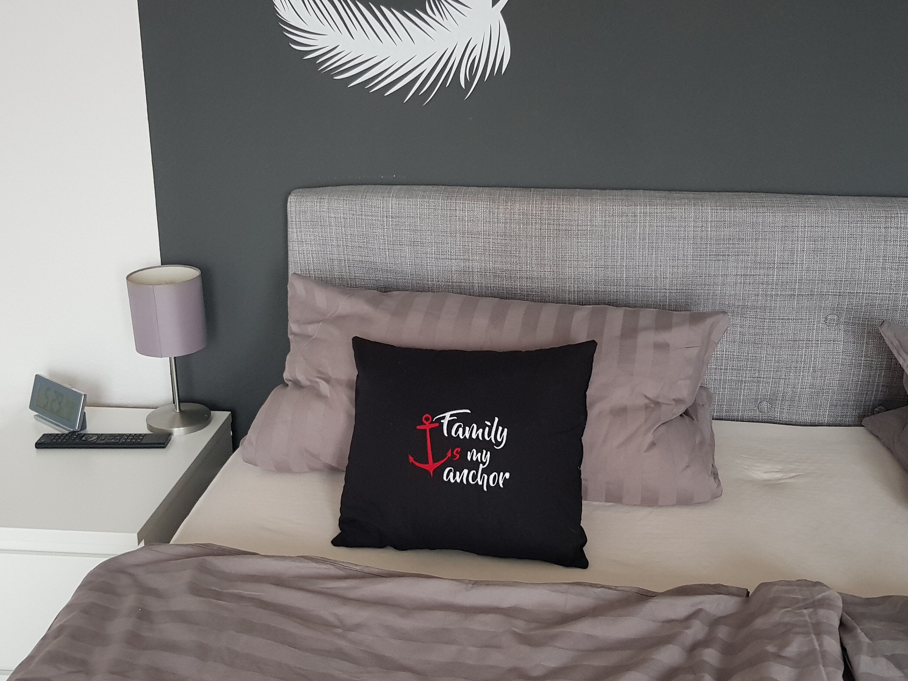 Stickdatei Spruch - Anker S99 Family is my anchor - Anker