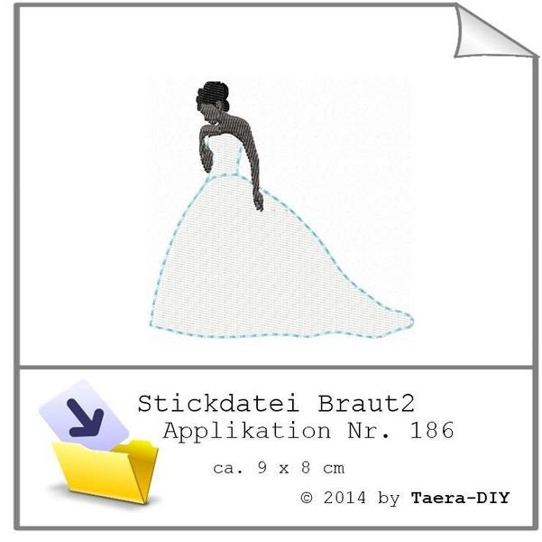 Stickdatei Braut 2 Nr. 186