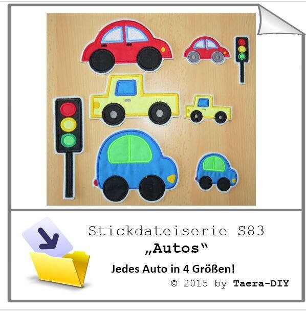 Stickdateiserie Autos S 83