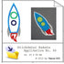 Stickdatei Rakete Nr. 65