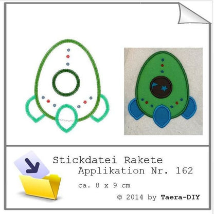 Stickdatei Rakte Nr. 162