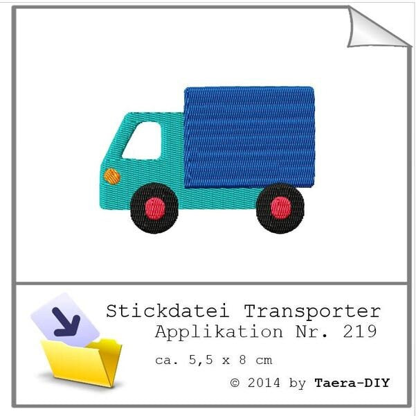 Stickdatei Transporter Nr. 219