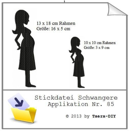 Stickdatei Schwangere Nr. 85