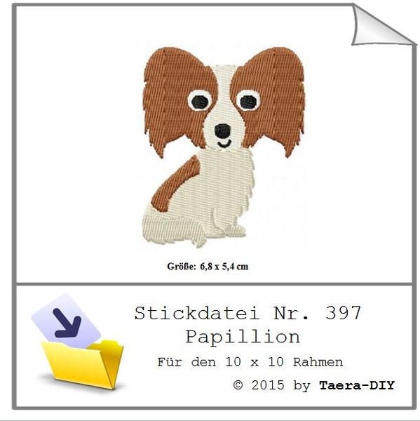 Stickdatei Papillion Nr. 397