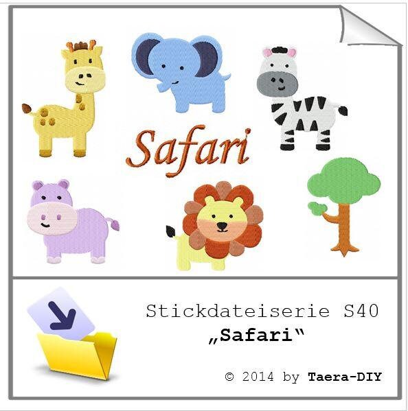 Stickdateisserie Safari S40