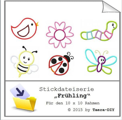 Stickdateiserie Frühling Nr. 64