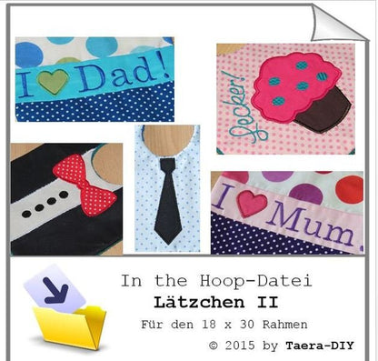 ITH-Datei Lätzchen 18 x 30 Rahmen