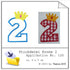 Stickdatei Krone 2 Nr. 128 Stickdatei Serie Zahlen mit Kronen Geburtstag Applikation Kindergeburstag