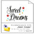 Stickdatei - Sweet Dreams S106 Spruch Kissen