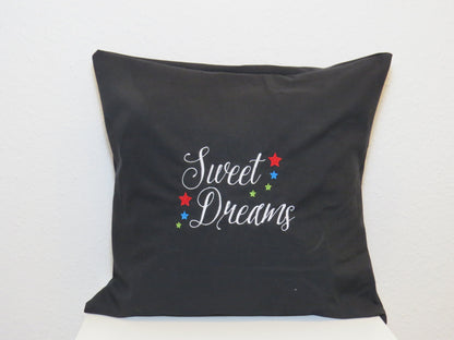 Stickdatei - Sweet Dreams S106 Spruch Kissen