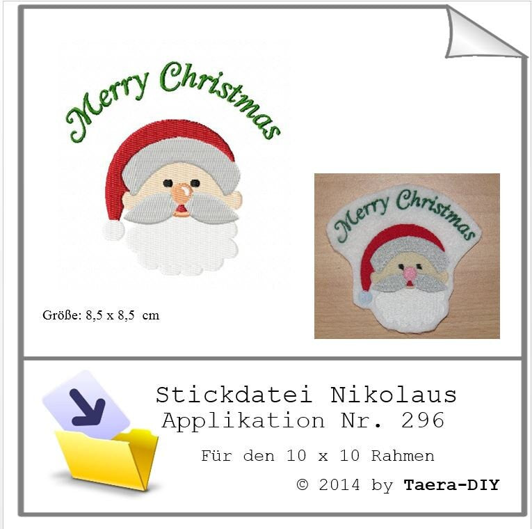 Stickdatei Nikolaus 296