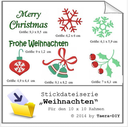 Stickdatei 49 Weihnachten