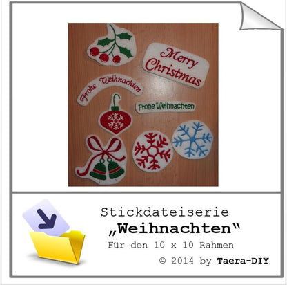 Stickdatei 49 Weihnachten
