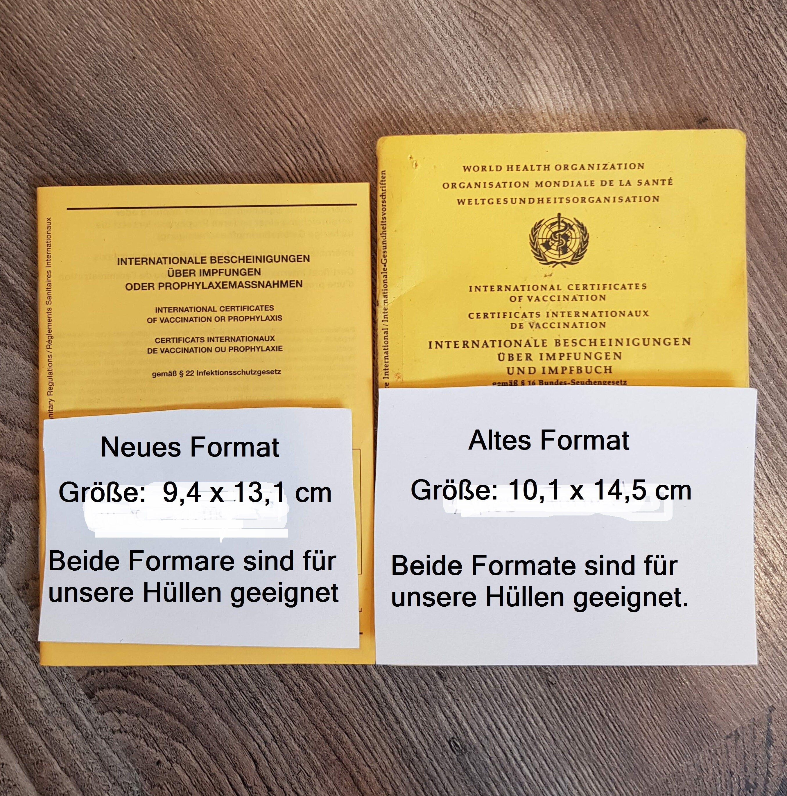 Impfpass Hülle Mensch individuell bestickt Familie Name Schutzhülle Impfausweis Impfbuch
