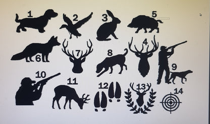 Jagdscheinhülle individuell gestalten Jäger Etui Waffenschein