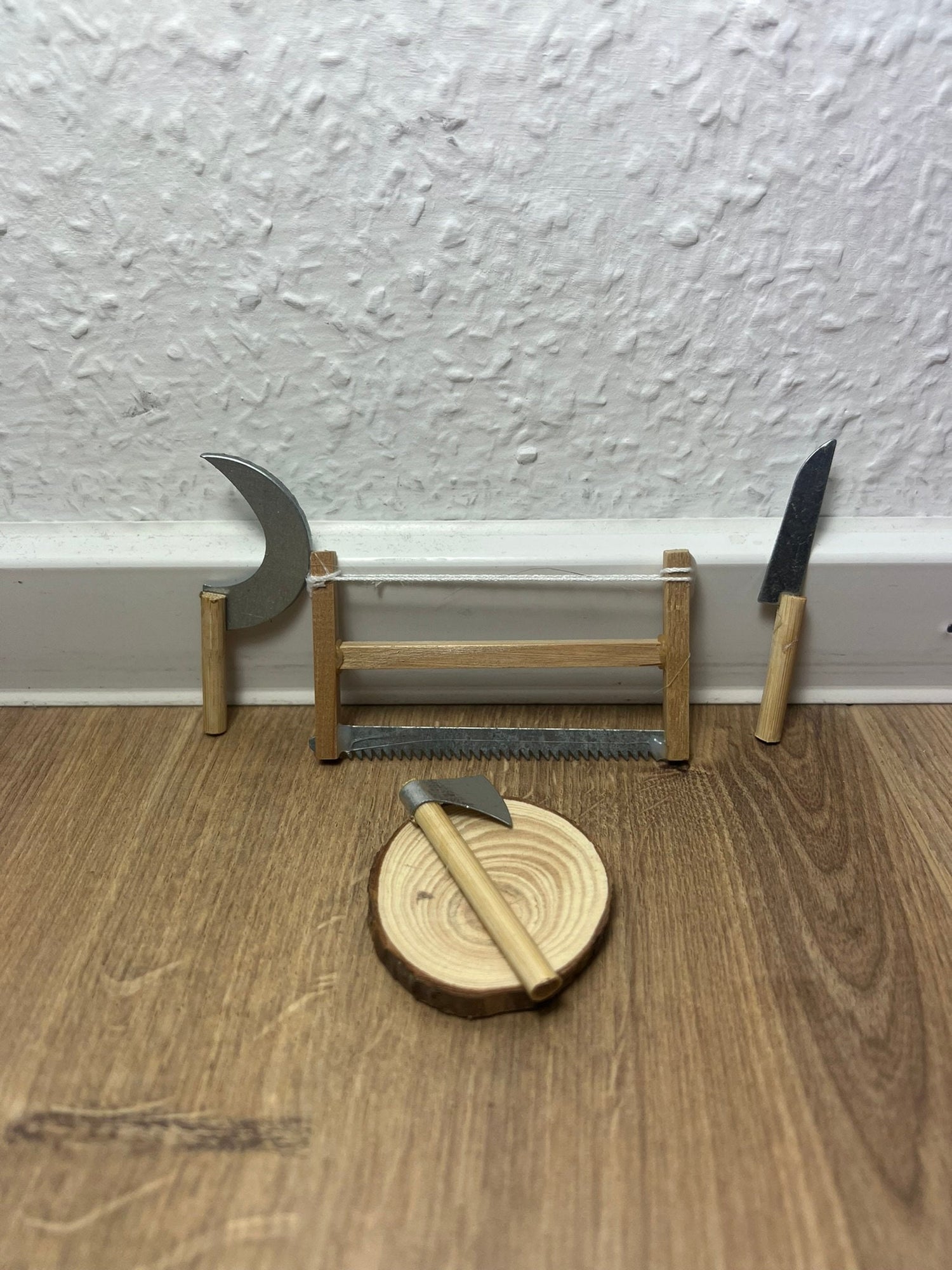 Wichtel Werkzeuge für den Wald Miniatur