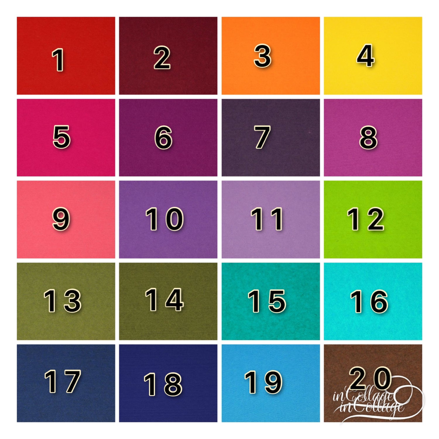 Tischuntersetzer rechteckig 43 x 31 cm in verschiedenen Farben in Farben Platzset